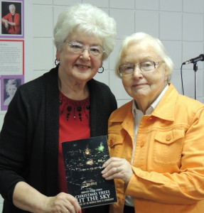 Anneliese Hieder Tisdale renewed acquaintances with several friends from her time in Jefferson in the 1950s, including Madonna Harris (right). David and Madonna Harris encouraged Tisdale to become a German teacher, a job Tisdale did for 30 years in Cedar Rapids.