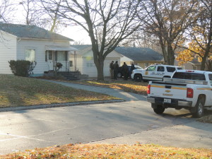 A high speed chase ended at this house on S. Olive St in Jefferson Monday morning.