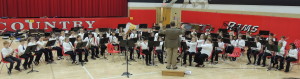 The Greene County fifth grade band had its debut performance Nov. 19. After only a few months, the band was able to perform three tunes, including "Jolly Old St. Nicholas." Director is Mr Bob Palmer.