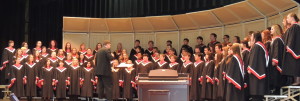 Concert Choir directed by Dave Heupel