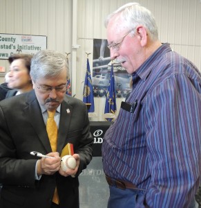 "Big John " with Gov Branstad, March 13