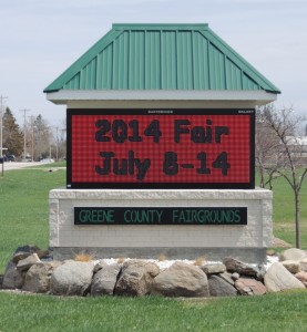 County Fair sign