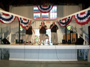 Singing at the Iowa State Fair