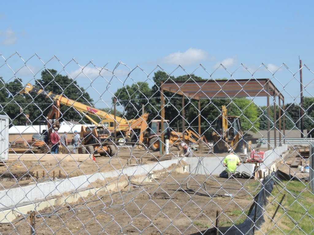 Greene County Medical Center expansion project, Aug. 19. Finally, something to see from the street