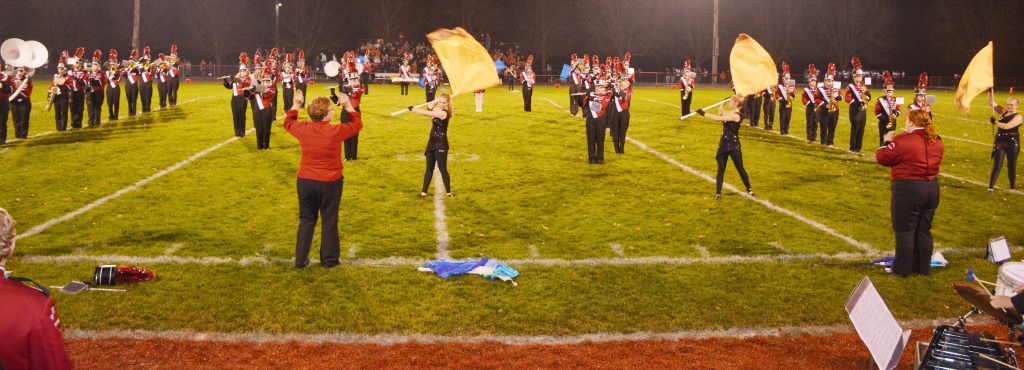 The Greene County marching band at Band Night Oct. 24