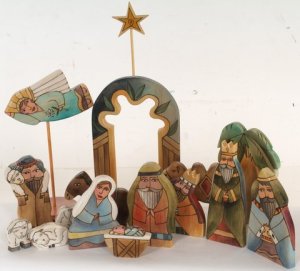 Sticks Nativity photo