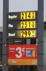 Gas price Dec. 20
