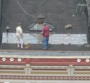 Rooftop art, June 3