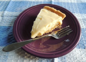 Sour cream lemon pie