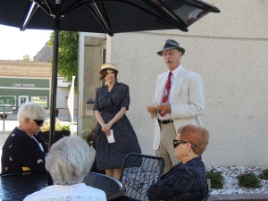 Dora and Floyd Mahanay portrayed by Bonnie and Don Orris