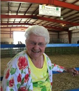 Phyllis Gannon at the 2016 Greene County Fair