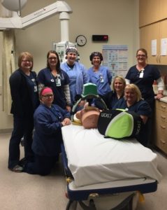 ER staff training with LUCAS device
